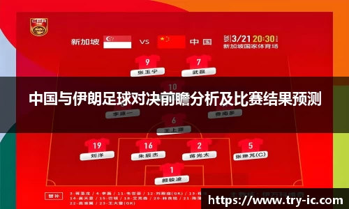 中国与伊朗足球对决前瞻分析及比赛结果预测